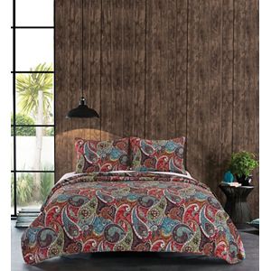 Greenland Home Fashions Tivoli Reversible Quilt Set