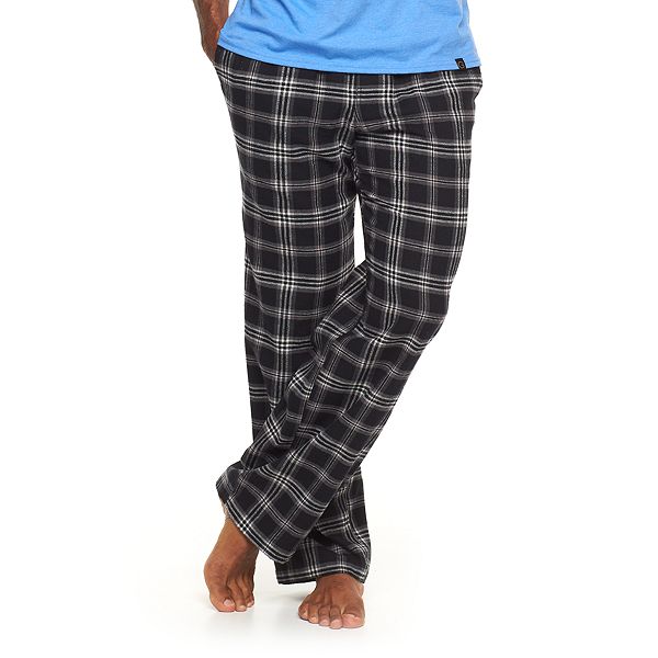 Men Croft Barrow Men Flannel Pajamas Set Pants Henley Shirt Sz M L XL Blue  Gray NWT Fashion RO10241798