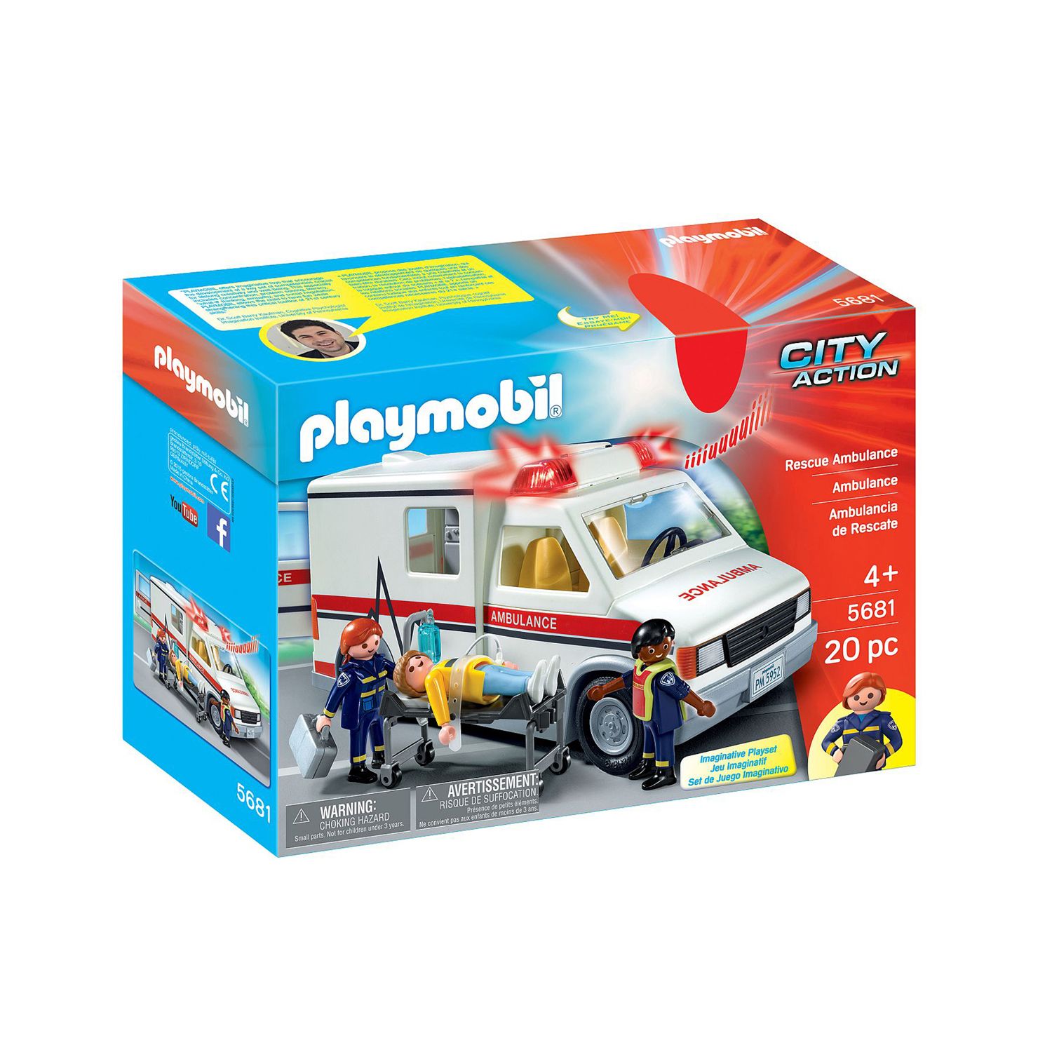 playmobil police and ambulance