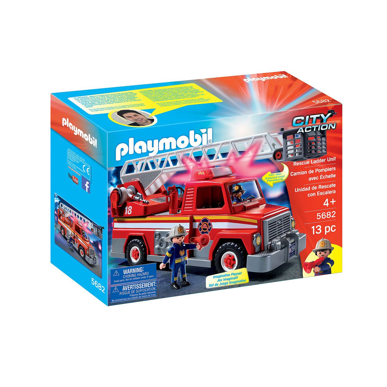 playmobil rescue ladder unit