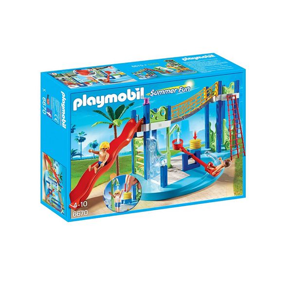 Playmobil Water Park Play Area Set 6670 - water park world 12 money making slides roblox water park