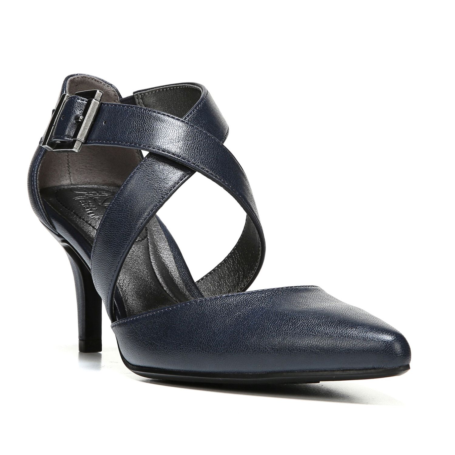lifestride gray pumps