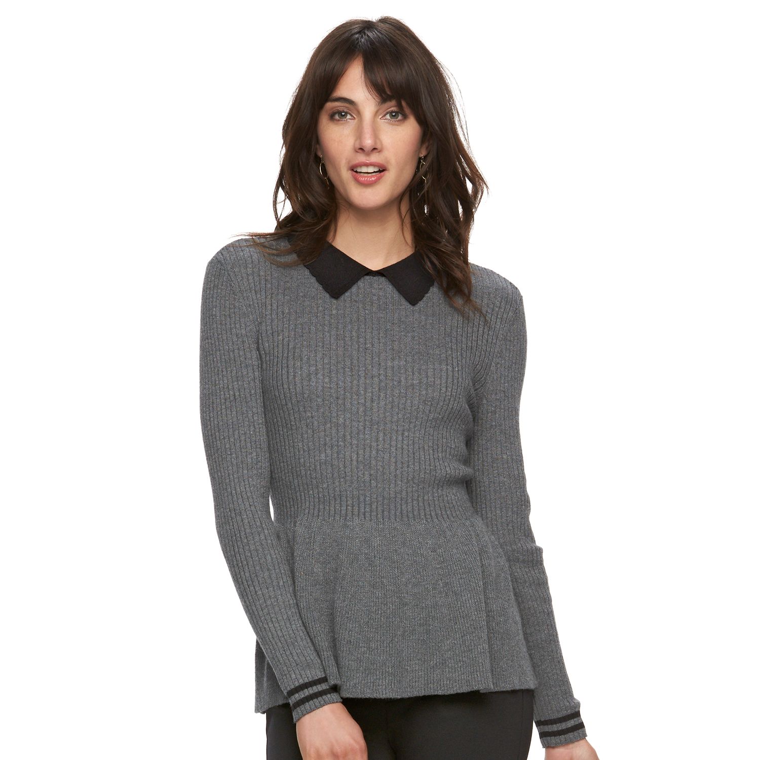 peplum sweater