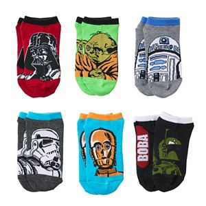 Boys 4-11 6-pack Star Wars Low-Cut Socks