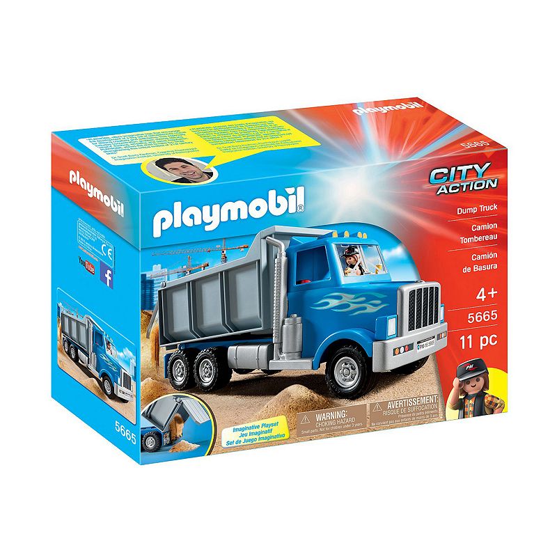 EAN 4008789056658 product image for Playmobil Dump Truck - 5665, Multicolor | upcitemdb.com