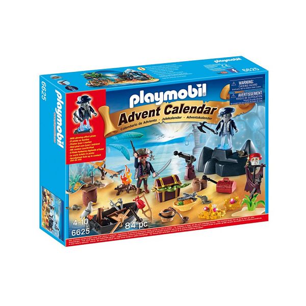 Playmobil Pirate Treasure Island Advent Calendar 6625 - roblox jailbreak pirate ship