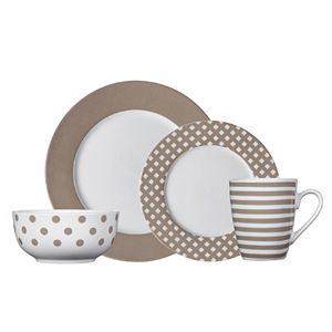 222 Fifth Northwood Cottage 16 Piece Dinnerware Set
