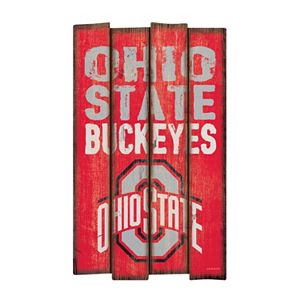 Legacy Athletic Ohio State Buckeyes Plank Sign