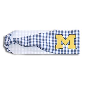 Legacy Athletic Michigan Wolverines Gingham Headband