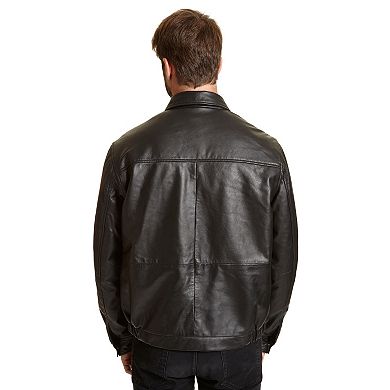 Men's Excelled Leather Shirt-Collar Jacket