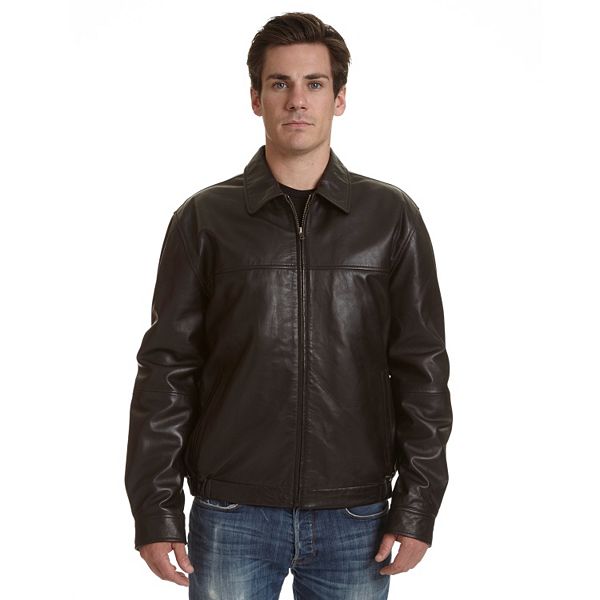 Men's Excelled Leather Shirt-Collar Jacket