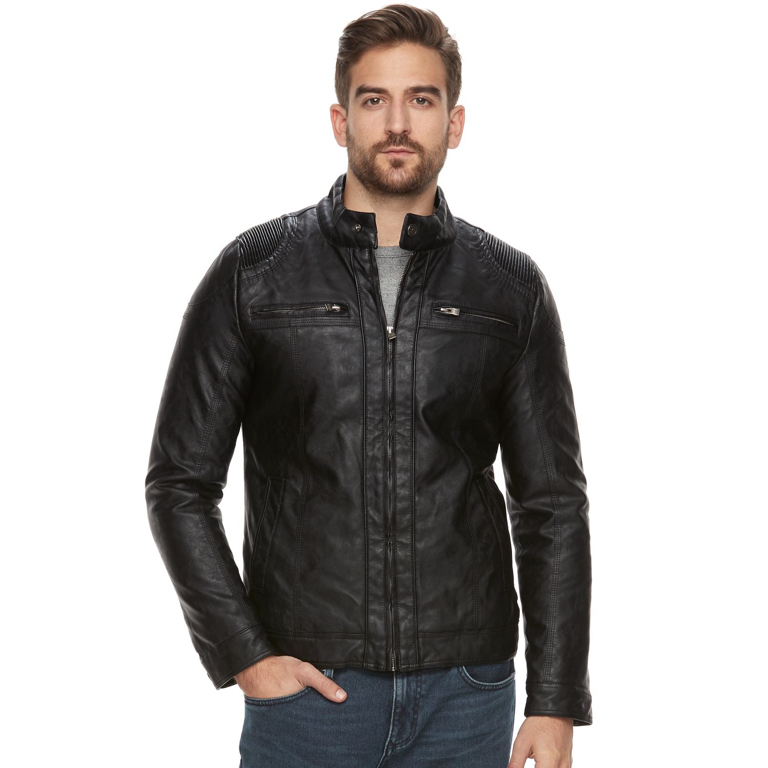 kohl's levi leather jacket