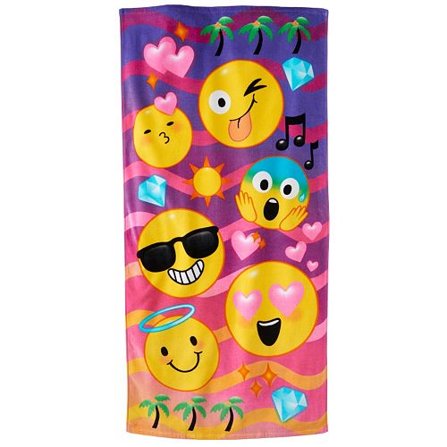 Jumping Beans Emoji Beach Towel