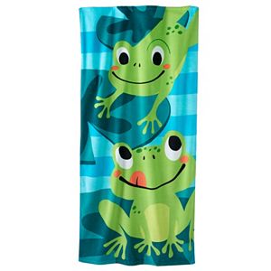 Jumping Beans Frog Beach Towel