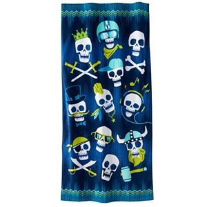 Jumping Beans Skulls Beach Towel