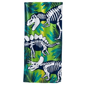 Jumping Beans Dino Skeletons Beach Towel