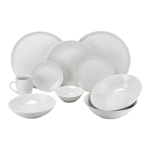 10 Strawberry Street Simply White 52pc. Dinnerware Set
