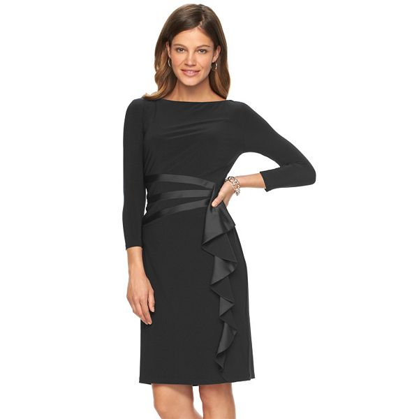 Women's Chaps Draped Sheath Dress