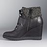 Simply Vera Vera Wang Women's Wedge Ankle Boots