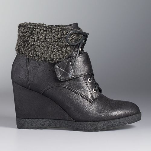 simply vera wang ankle boots