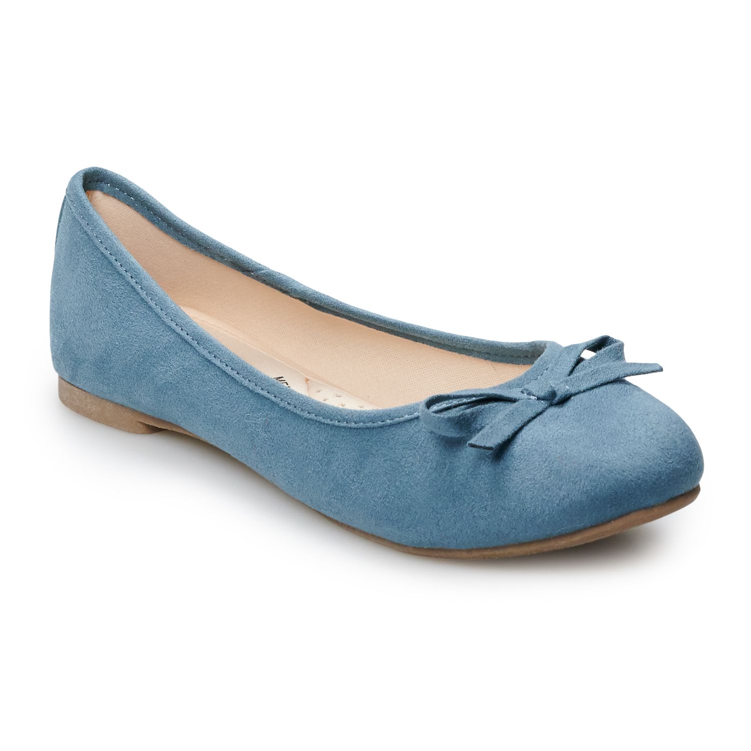 women's blue flats