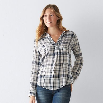 Women's Sonoma Goods For Life® Plaid Top