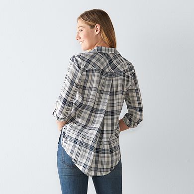 Women's Sonoma Goods For Life® Plaid Top
