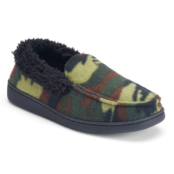 Boys Climatesmart by Cuddl Duds Camouflage Slippers