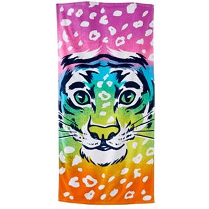Jumping Beans Rainbow Tiger Beach Towel