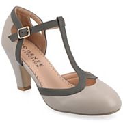 gray dress shoes for women Grey Cap Toe Leather these shoes offer a Women's Grey Heels & Pumps