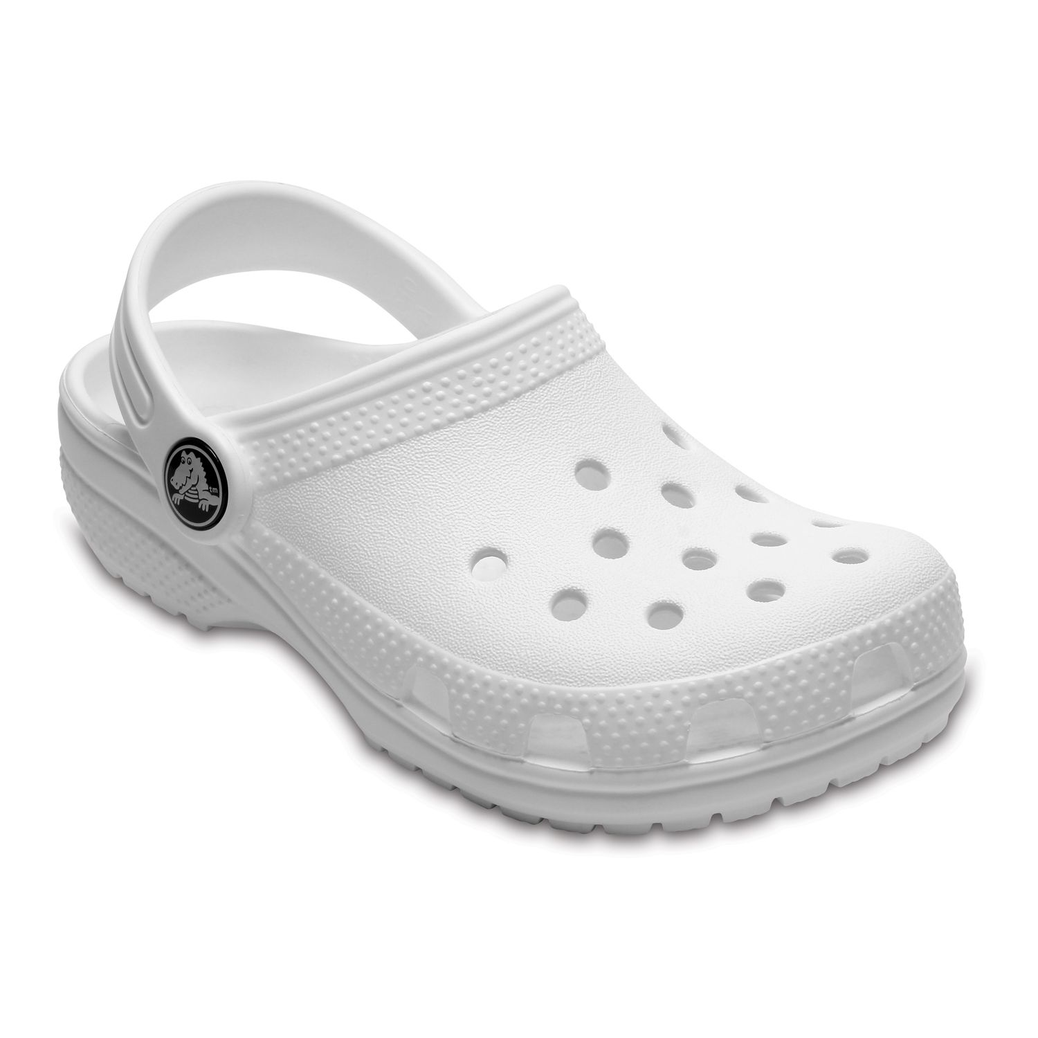 girls white crocs size 4