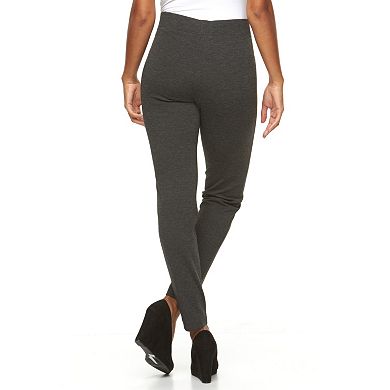 Women's Croft & Barrow® Pull-On Skinny Ponte Pants 