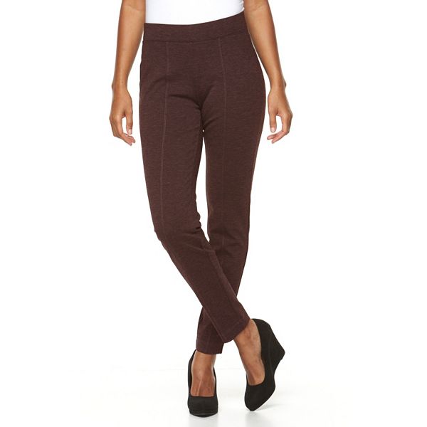 Women's Croft & Barrow® Pull-On Skinny Ponte Pants