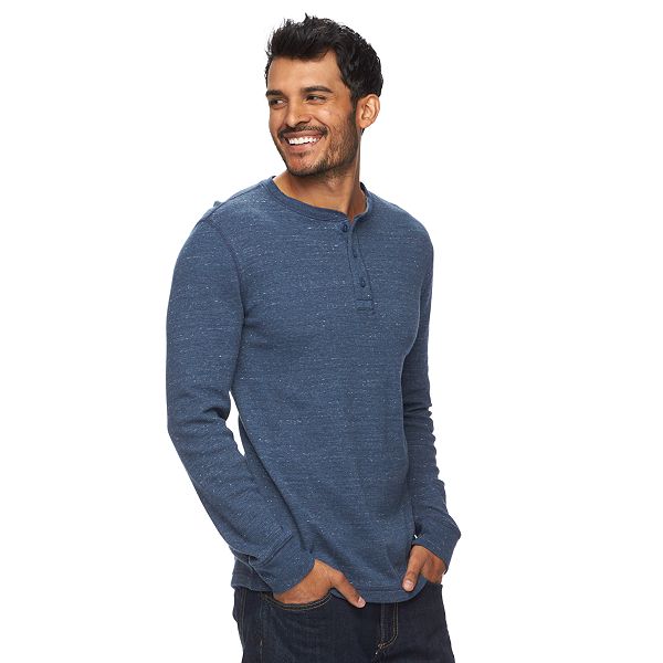 Men's Sonoma Goods For Life® Heathered Thermal Henley