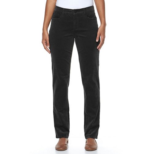 Women's Croft & Barrow® Classic Fit Straight-Leg Corduroy Pants