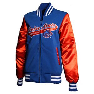 Women's Franchise Club Boise State Broncos Sweetheart Varsity Jacket