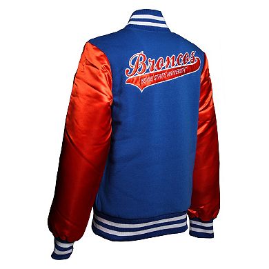 Women's Franchise Club Boise State Broncos Sweetheart Varsity Jacket