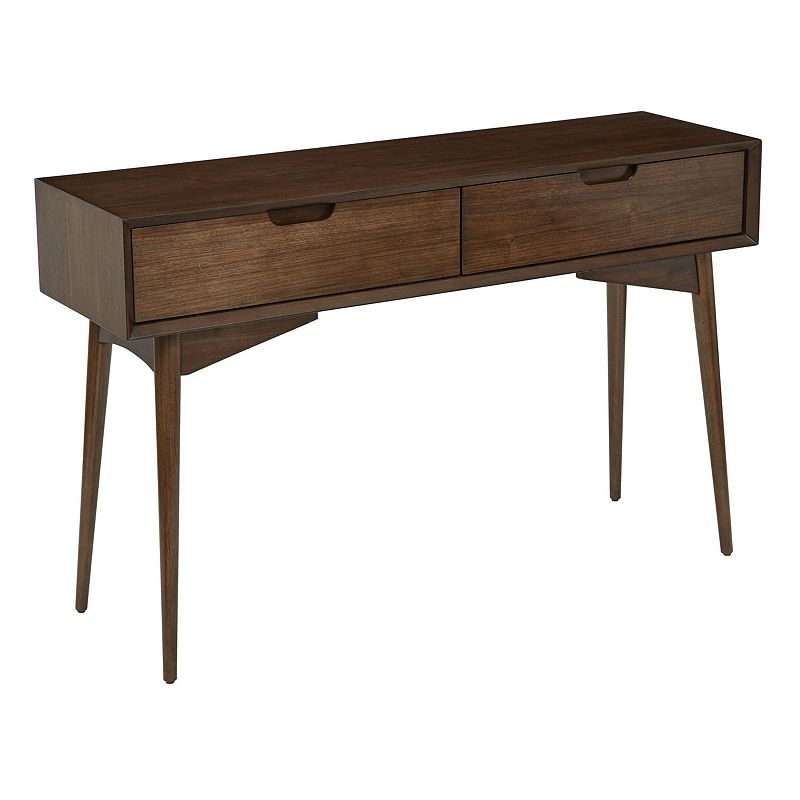 OSP Home Furnishings Copenhangen Console Table, Brown