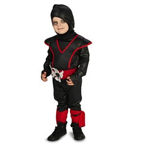 Toddler Tough Black & Red Ninja Costume
