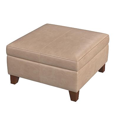 HomePop Luxury Storage Ottoman