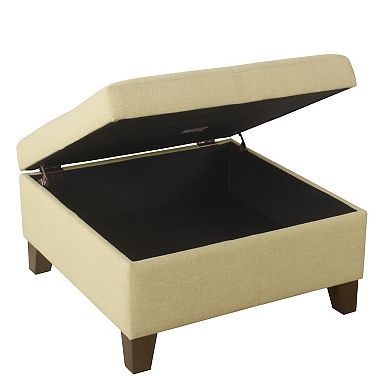 HomePop Luxury Storage Ottoman