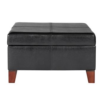 HomePop Luxury Storage Ottoman