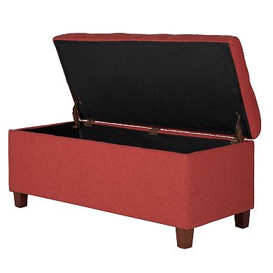 HomePop Tufted Storage Bench