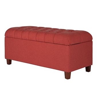 HomePop Tufted Storage Bench