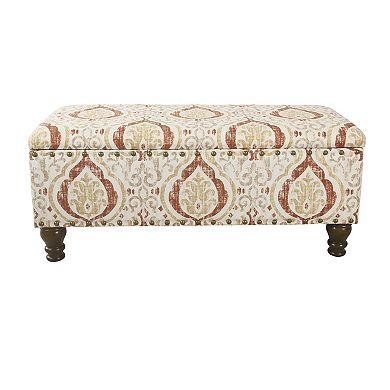 HomePop Nailhead Storage Bench