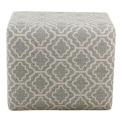 HomePop Linen Storage Ottoman