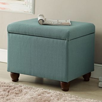 HomePop Linen Storage Ottoman