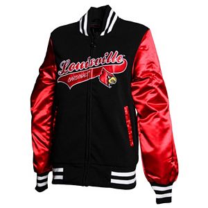 Women's Franchise Club Louisville Cardinals Sweetheart Varsity Jacket