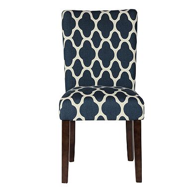 HomePop Geometric Parson Chair 2-piece Set