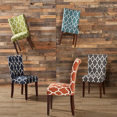 HomePop Geometric Parson Chair 2-piece Set
